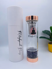 Calm & Peace Crystal Healing Water Bottle (Amethyst)