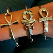 Dainty Ankh Bangle Bracelets ( Sold Separately)