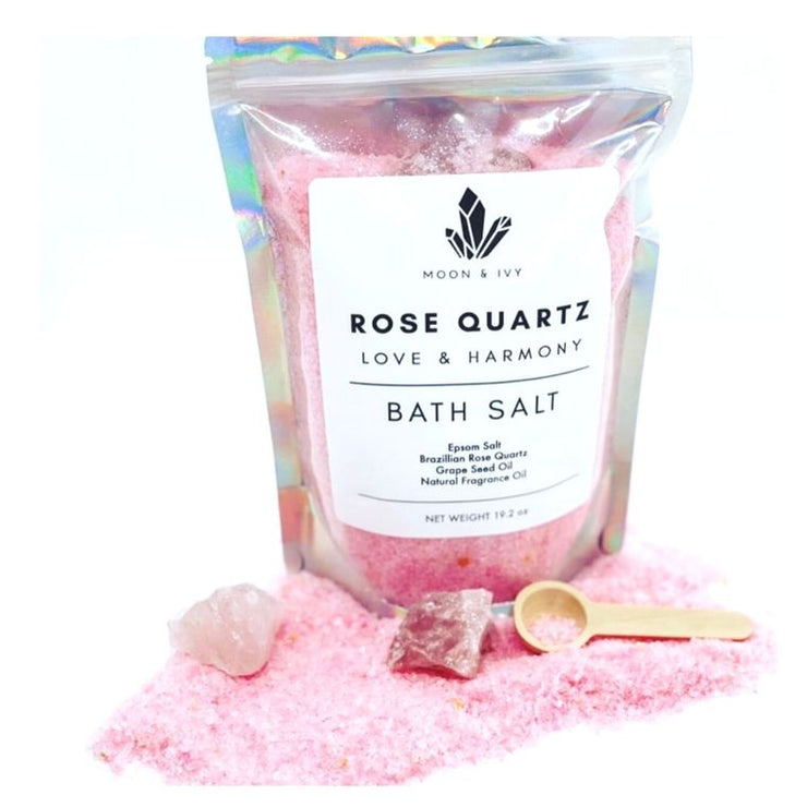 Rose Quartz Crystal Bath Salt